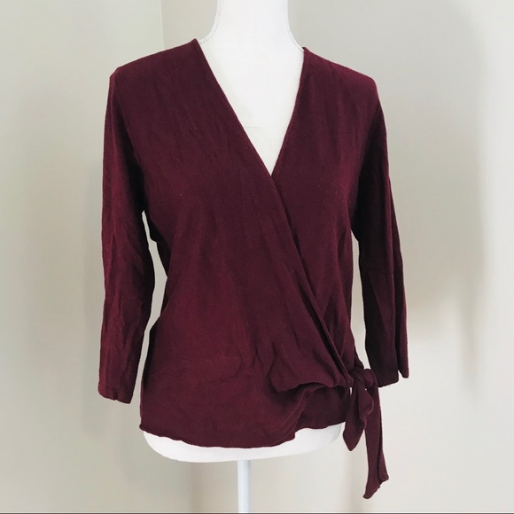 Ann Taylor Sweaters - Ann Taylor Faux Wrap Sweater